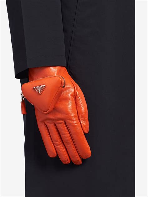 prada pouch gloves